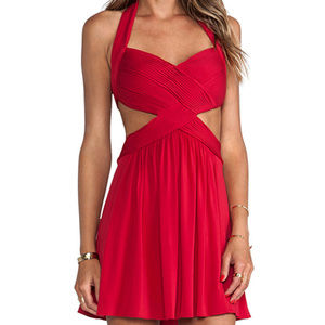 BCBGMAXAZRIA Red Mini Dress